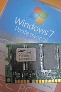 Windows 7 DSP版＋中古メモリセット